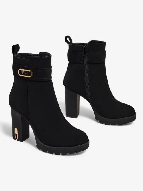 Жіночі ботильйони еко замшеві на підборах Tovia