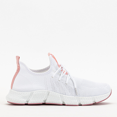 Baym Damen-Sportschuhe in Weiß und Hellrosa - Schuhe