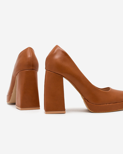 Royalfashion Damen High Post Cellcas Pumps