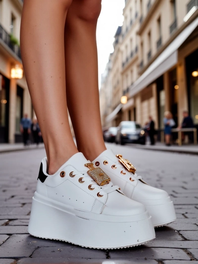 Royalfashion Damen Plattform Sportsneakers Oviger