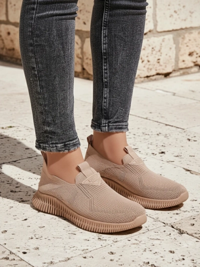 Royalfashion Damen Stoff Slipper Sportschuhe Serra