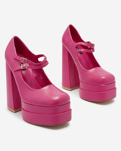 Fuchsia Damen hohe Stiletto-Pumps Edisa - Schuhe