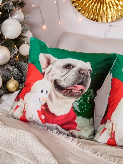 Royalfashion Dekorative Weihnachtskissenbezug
