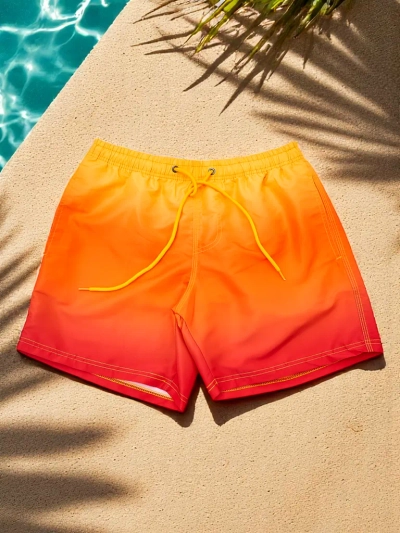 Royalfashion Sportliche Herren Ombre Shorts mit schützendem Netzfutter