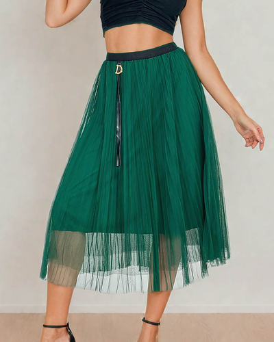 Royalfashion Doppellagiger Midirock für Damen