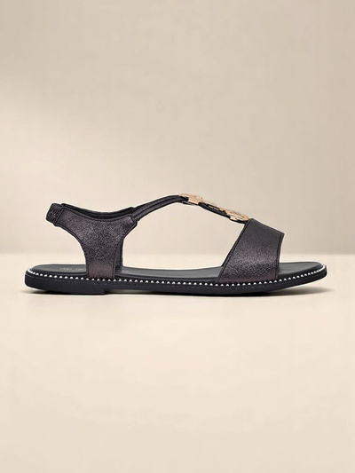 Royalfashion Damen Sandalen mit Zierriemchen Siena Glow