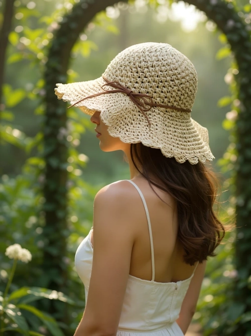 Royalfashion Жіночий солом’яний капелюх Whisper Bow