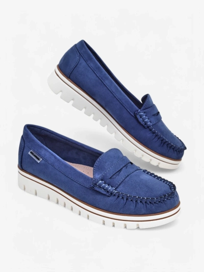 Royalfashion Damen-Eco-Suede-Mokassins Bellisse