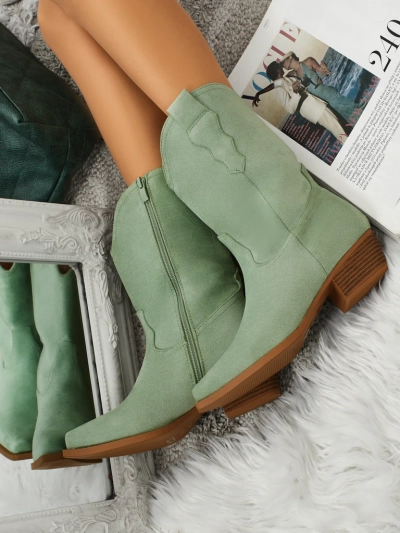 Damen Cowboystiefel Eco-Wildleder SpireHush