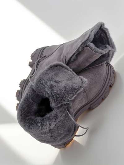 Royalfashion Damen Schnür-Ankle Boots Cavenma