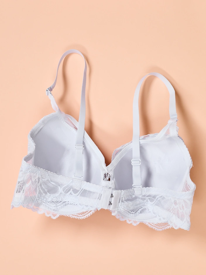 Royalfashion Damen gepolsterter BH mit Spitze