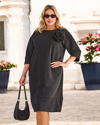 Royalfashion Damen Strickkleid