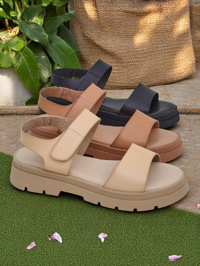 Royalfashion Damensandalen mit dickerer Sohle Otvanna