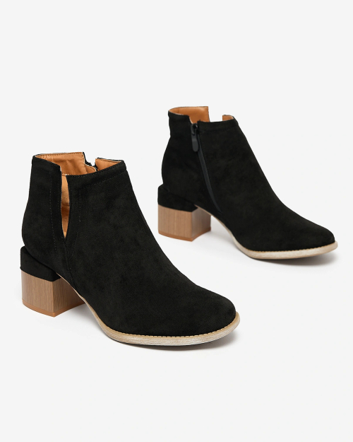 Royalfashion Чорні жіночі черевики Geransa