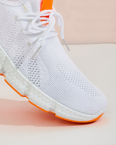 Baym Damen-Sportschuhe in Weiß und Orange - Schuhe