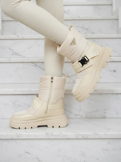 Royalfashion Damen Fileuri Schneestiefel