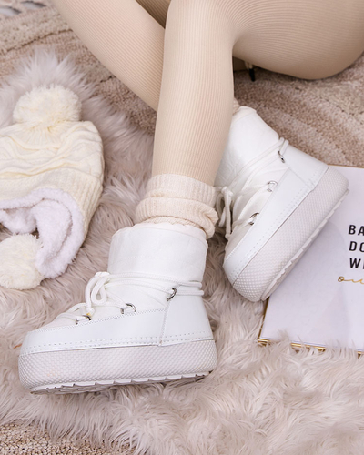Royalfashion Damen-Schneestiefel zum Schnüren Yevnoie