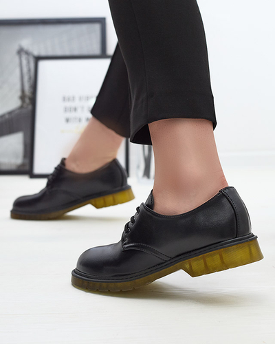 Schwarze Damen-Halbschuhe Heloso- Footwear