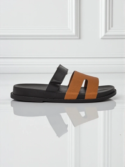 Royalfashion Жіночі шльопанці з еко-шкіри FlexiComfi