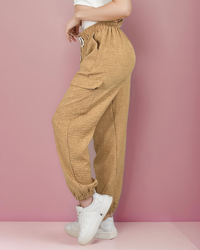 Royalfashion Damen weite Hose mit Taschen