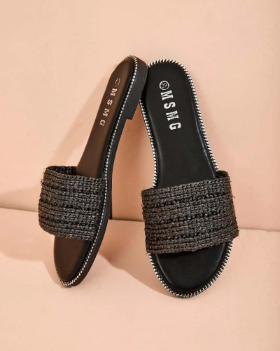 Royalfashion Damen Bofira flache Sohle Flip-Flops