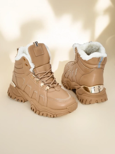 Royalfashion Damen-Sneaker mit flauschigem Futter Megigna