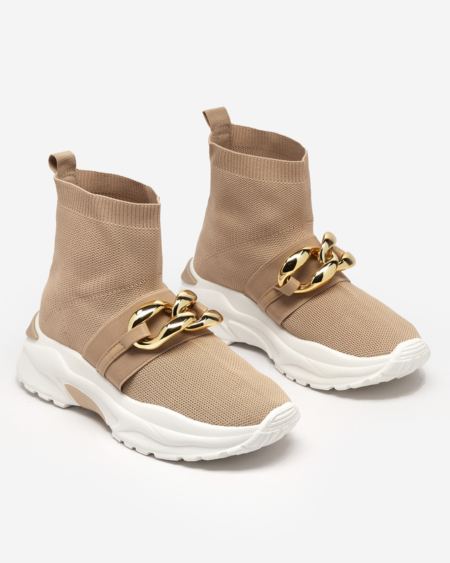 High Deveris Damen-Sneaker in Hellbraun - Schuhe