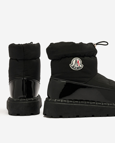Royalfashion Damen Schlupf-Schneestiefel in schwarzer Farbe Ireda