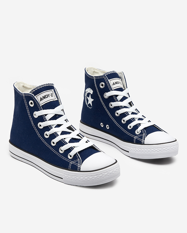 Marineblaue Garet-Sneakers für Damen - Schuhe