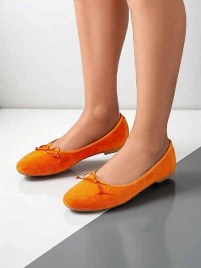 Royalfashion Damen Ballerinas mit Schleife Zaame