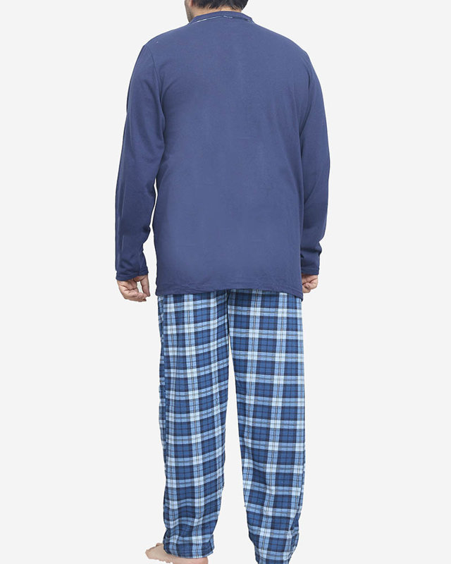 Marineblauer Schlafanzug für Männer - Kleidung