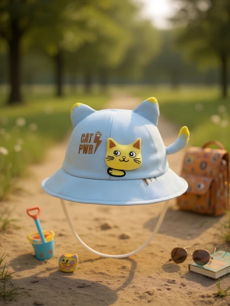 Royalfashion Kinder Happy Patches Fischerhut