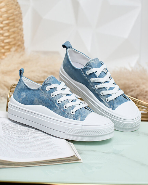 Royalfashion Damen Sneaker a'la denim Tricket
