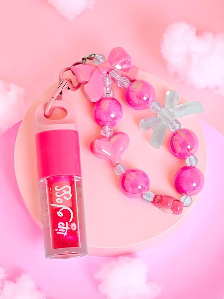 Lippenbalsam für Kinder mit Armband Himbeere
