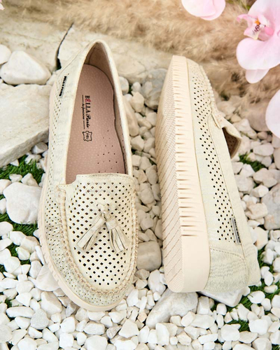 Royalfashion Жіночі ажурні мокасини Molaffa