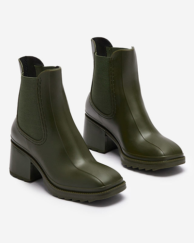 Dunkelgrüne Damenstiefel Caldala- Footwear
