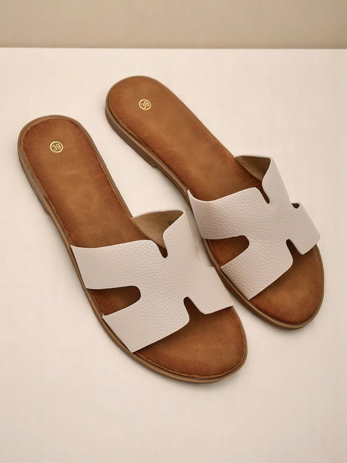 Royalfashion Жіночі капці на плоскій підошві Повсякденний стиль