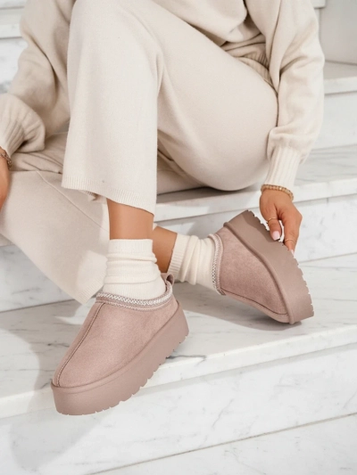 Royalfashion Damen Zommy Kurzstiefel a'la Schneestiefel