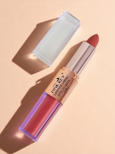 Mattier Lippenstift in Stift- und flüssiger Form 2-in-1 Cherry Mocha