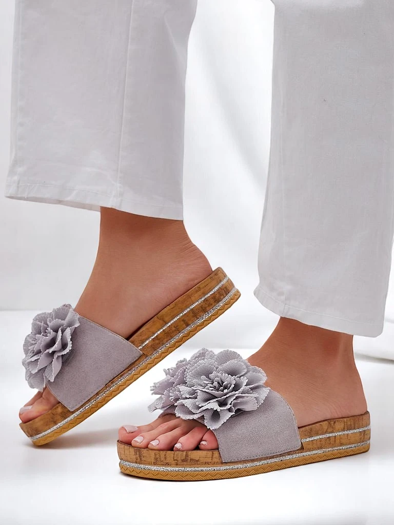 Royalfashion Damenflip-flops mit Blumen Focce