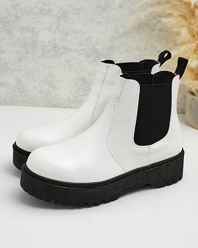 Royalfashion Damen eko Leder Movitas Stiefel