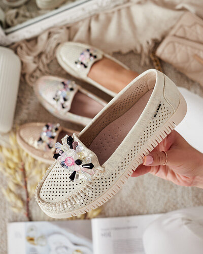 Royalfashion Damen durchbrochene Mokassins Nasfali