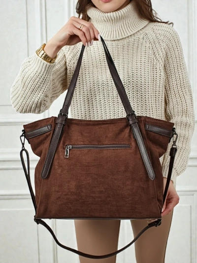 Damen Shopper Handtasche Daville aus Öko-Wildleder