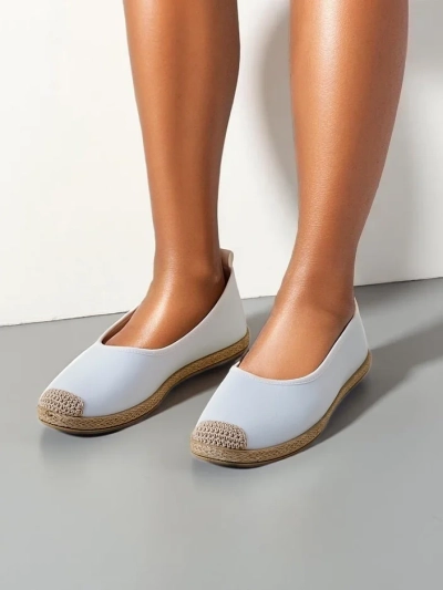 Royalfashion Damen Eco-Suede Espadrilles Aroles