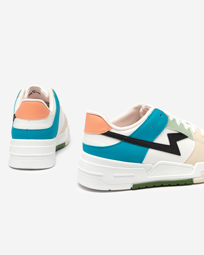 Damen-Sportschuhe in Beige und Blau Tremsi Sneakers - Footwear