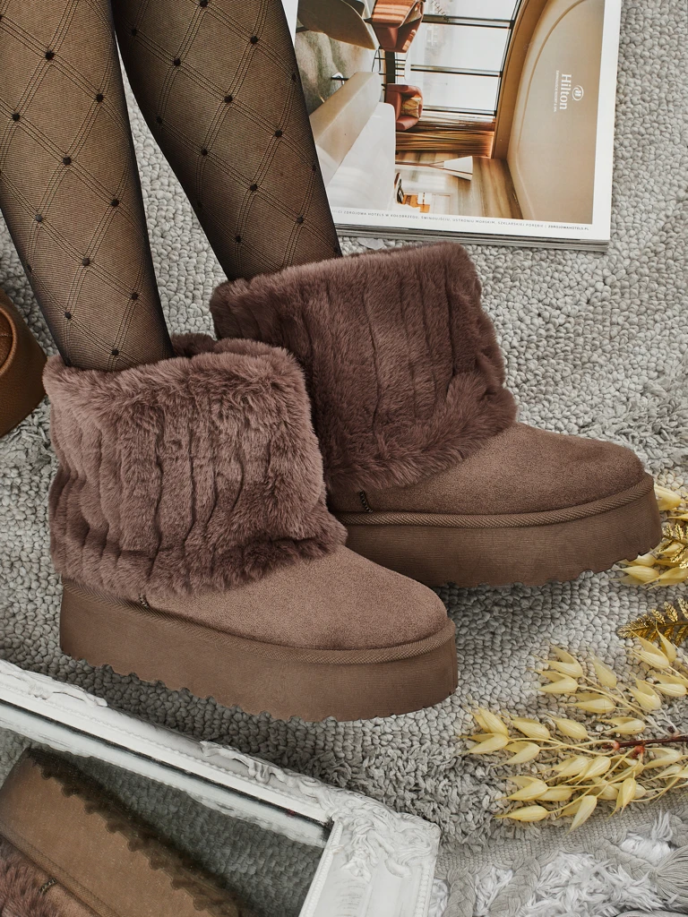 Damen Schneestiefel mit Fell Irelle