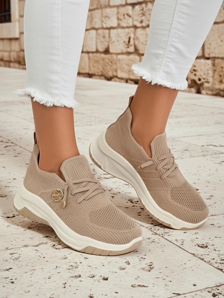 Royalfashion Slip-on Damen-Textilsportschuhe Teletta