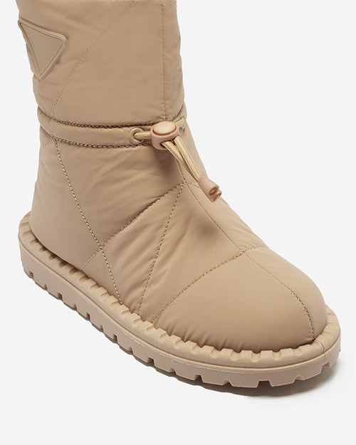 Світло-коричневі стьобані снігові чоботи Ferri