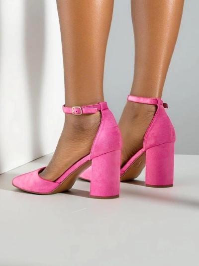 Royalfashion Damen-Eco-Suede-Pumps Caldeno