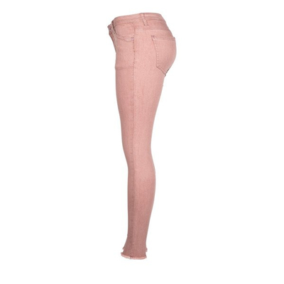 Rosa Hose mit hoher Taille - Hose 1